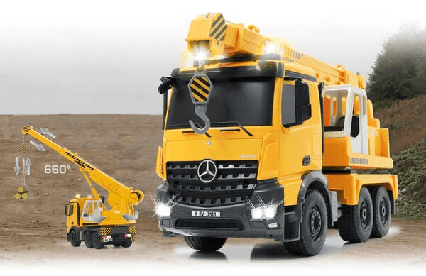 Loisirs - Jouets - Grue lourde Mercedes-Benz Arocs Liebherr 1:20 2,4 GHz