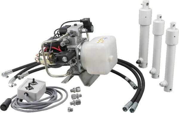 Pièces agricoles - Hydraulique - Unité levage chasse-neige24VDC