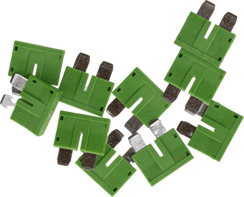 Pièces agricoles - Eclairage - Fuse standard blade 80V 30A green pack 10x Kramp