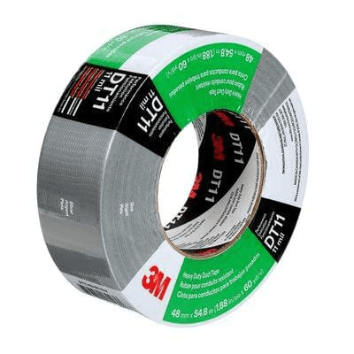 Chimie - Chimie divers - Ruban adhésif en toile pour usage intensif, DT11, argent 48mm x 54,8M