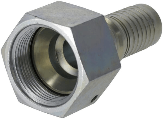 Pièces agricoles - Hydraulique - Raccord à sertir 4SH-DN25-1,5/8" UNF