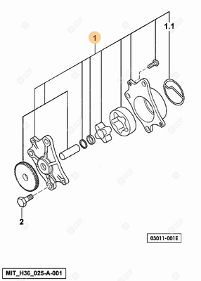 Pièces agricoles - Pieces moteur - POMPE A HUILE