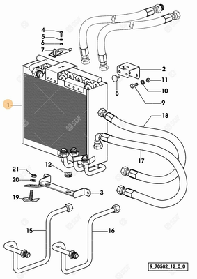 Pièces agricoles - Radiateurs - RADIATEUR