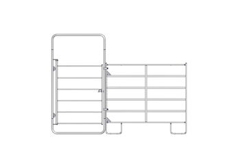 Materiels - Accessoires 50Kg-70Kg - FACADE DE PARC PANEL L.3M