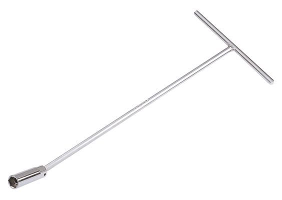 Outils - Outils divers - Clé bougie magnétique 18mm en T longueur 460mm