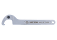 Clé à ergot articulée écrous encoches latérales 50-80mm