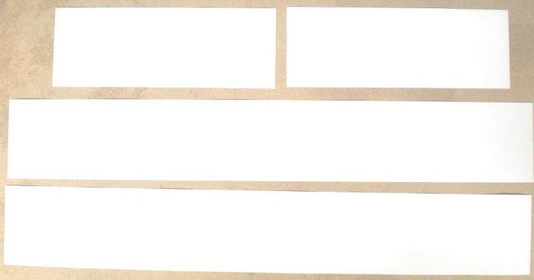 Pièces VSP - Divers - KIT BANDES BLANCHES