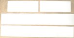 KIT BANDES BLANCHES