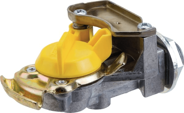 Pièces agricoles - Pièce divers - Tête de raccordement avec filtre intégré "Protect-O" M16x1,5 jaune