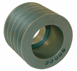 Pièces agricoles - Transmission - Poulie pour courroie trapézoïdale 5 rainures B ou SPB diamètre 231 mm pour douille taperlock 3020 Kramp