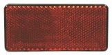 Catadioptre rectangle rouge 94x44mm autocollant