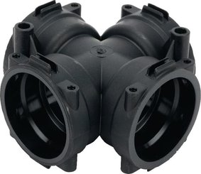 Pièces agricoles - Pièce Pulvérisateur - Raccord 4 voies T6 4