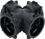 Raccord 4 voies T6 4