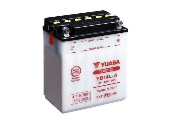 Pièces Quad & Motos - Electrique - Batterie YUASA conventionnelle sans pack acide - YB14L-A