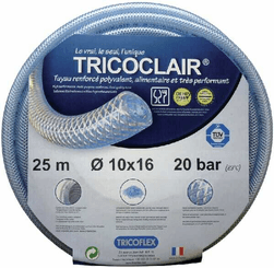 Pièces agricoles - Hydraulique - Tuyau Tricoclair® AL 8mm