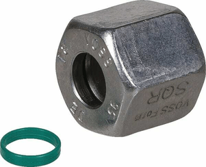 Pièces agricoles - Hydraulique - Ecrou + joint 8L