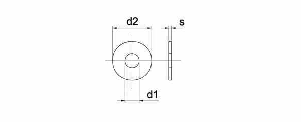 Pièces agricoles - Fasteners - Rondelle M24x72x5mm, Acier zingué DIN 9021 Kramp