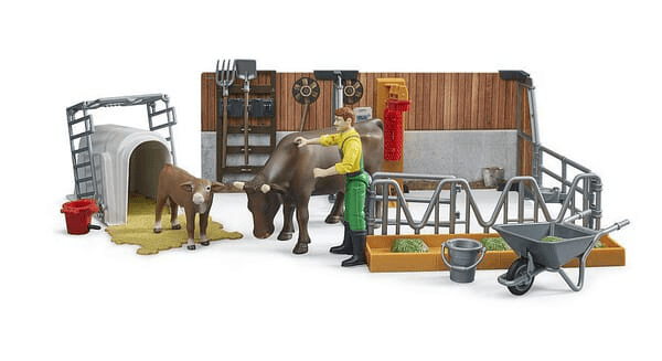 Loisirs - Jouets - Étable pour vaches et veaux bworld