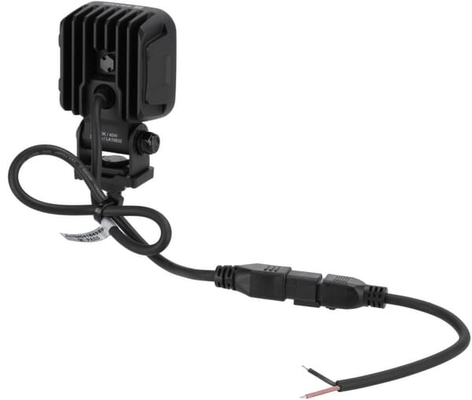 Pièces agricoles - Eclairage - Lampe de travail LED, 40W, 2650lm, carrée, 12/24V, blanc, 70,1x126,6x49,7mm prise Deutsch, faisceau large, 8LED