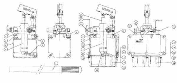 Pièces agricoles - Hydraulique - Joint pour pompe à main pos.1