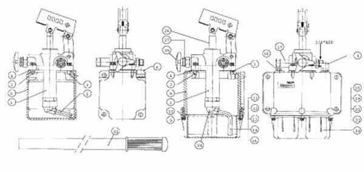 Pièces agricoles - Hydraulique - Joint pour pompe à main pos.1