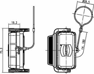 Pièces agricoles - Pièce Pulvérisateur - Couvercle 10A avec 1 levier, métal