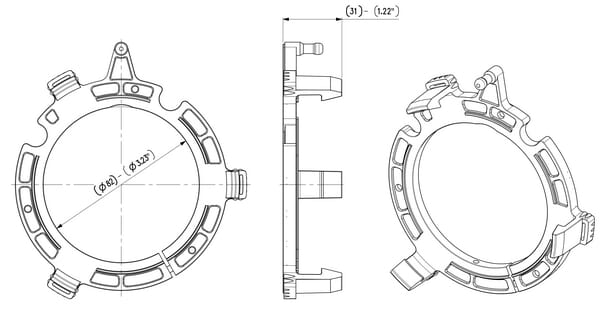 Pièces agricoles - Transmission - Bague de protecteur VP9
