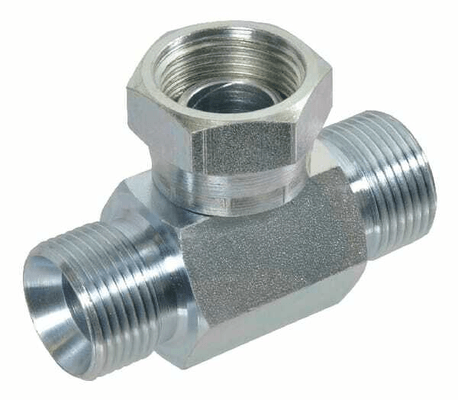 Pièces agricoles - Hydraulique - Raccord en T 1x écrou 3/4 BSP