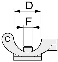 Pièces agricoles - Pièce Pulvérisateur - Nozzle holder
