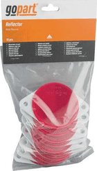 Pièces agricoles - Eclairage - Catadioptre rond rouge Ø75mm à visser