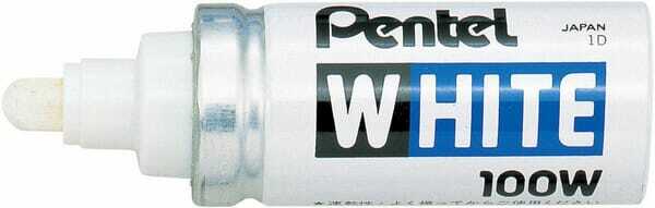 Pièces agricoles - Outils atelier - Marqueur X100W blanc Pentel