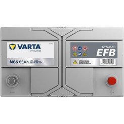 Pièces agricoles - Eclairage - Battery 12V 85Ah 800A N85 VARTA Dynamic EFB