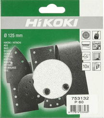 Outils - Outils divers - Disque abrasif Ø125mm k60 10 pièces blanc