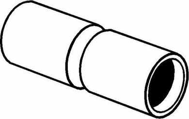 Pièces agricoles - Electricité - Manchon 5/8" incassable gris