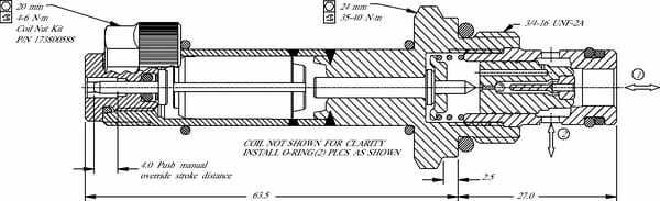 Pièces agricoles - Hydraulique - Valve 2/2 SVP08-NOR-00-B-00