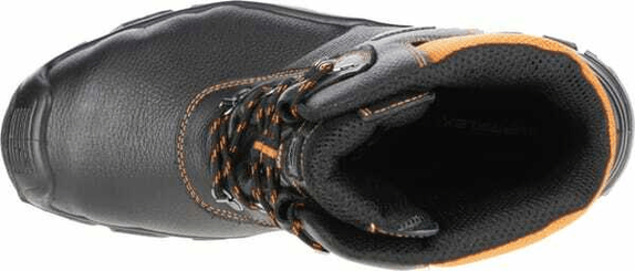Vêtements et protections - Equipement - Bottes forestières anti-coupure 48, noir/orange, Eco Hunter basic, Luprifex