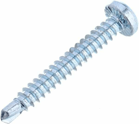 Pièces agricoles - Fasteners - Vis auto-perforante 4.2x32mm, 2mm Robertson carré SQ2 tête plate, DIN 7504 Kramp