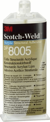 Chimie - Chimie divers - Adhésif plastique structurel Scotch-Weld™ DP8005, 38 ml, Blanc
