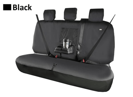 Pièces agricoles - Pièce divers - Housse de siège arrière, noir, 3 appuis-tête fixes, plateau rabattable, convient à Ford Ranger