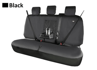 Pièces agricoles - Pièce divers - Housse de siège arrière, noir, 3 appuis-tête fixes, plateau rabattable, convient à Ford Ranger