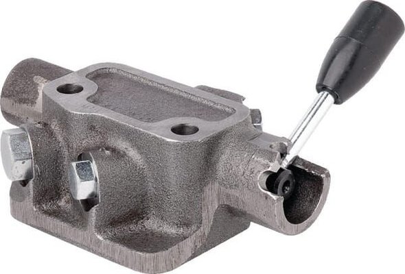 Pièces agricoles - Tracteur pièce adaptable - Vanne hydraulique, levier long, pour 3 cylindres, 4 cylindres