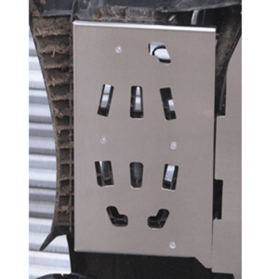 Pièces Quad & Motos - Equipement véhicule - Protection de marche pied AXP - aluminium 4mm Polaris Sportsman 800
