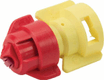 Buse à double injection d'air TDVR 110° 3 jaune plastique Agrotop