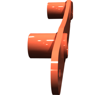 Pièces agricoles - Pièce divers - milieu du guidon -peint-