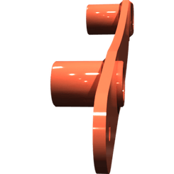 Pièces agricoles - Pièce divers - milieu du guidon -peint-