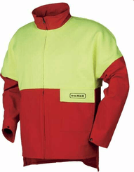 Vêtements et protections - Vêtement  - Veste forestière, rouge-jaune, taille 2XL, EU : 58-60 SIP