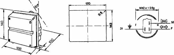 Pièces agricoles - Eclairage - Feu de position avant +clignotant