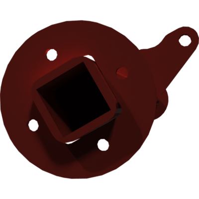 Pièces agricoles - Pièce divers - tube de retenue avant gauche -peint-