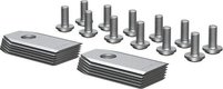 Jeu de lames durables, usage commercial (12x)