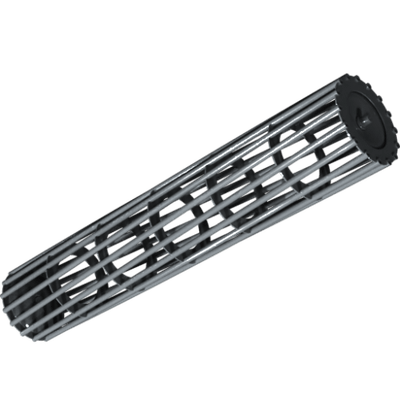 Pièces agricoles - Pièce divers - Rouleau de cage D560 P16 3m -peint.-